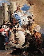Giovanni Battista Tiepolo The Virgin with Six Saints Sweden oil painting artist
